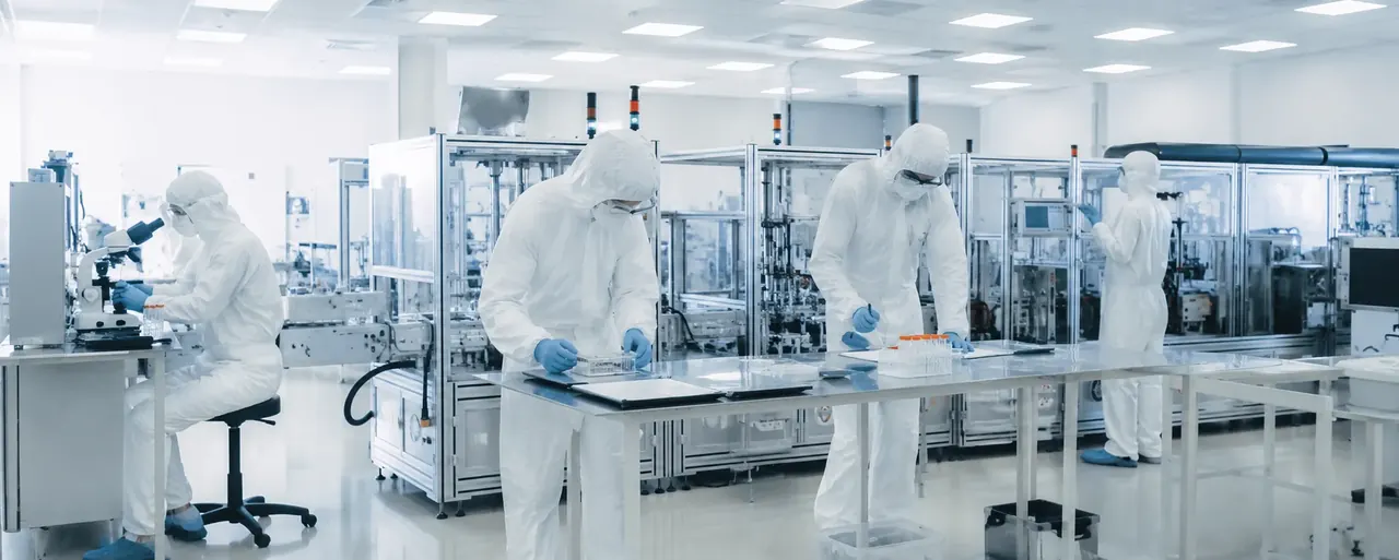 Equipo trabajando en laboratorio